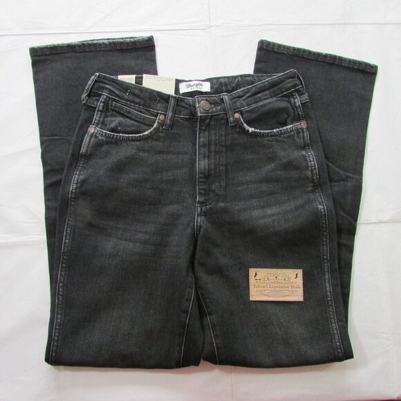 Wrangler Retro Women's Bailey High Rise Bootcut Jeans Rachel Black Wash - Picture 4 of 5